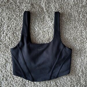 Nike light-support padded corset bra top in Small EUC